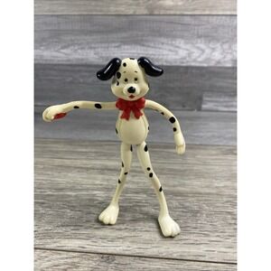 Vintage 1980s Russ Bendy Bendable Dalmatian 6" Figure with Heart 1025-107